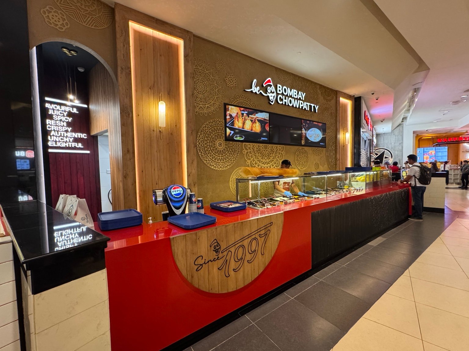 Bombay Chowpatty restaurant counter